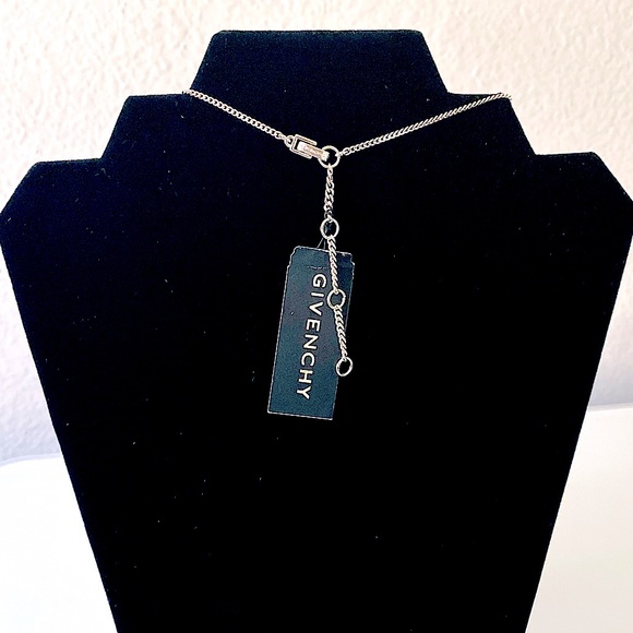 Givenchy Silver-tone Crystal Cluster Necklace - Picture 11 of 14